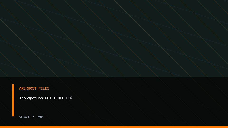 TransparAss GUI (FULL HD) — мод для CS 1.6