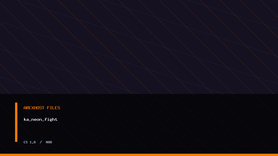 Карта «ka_neon_fight» для CS 1.6