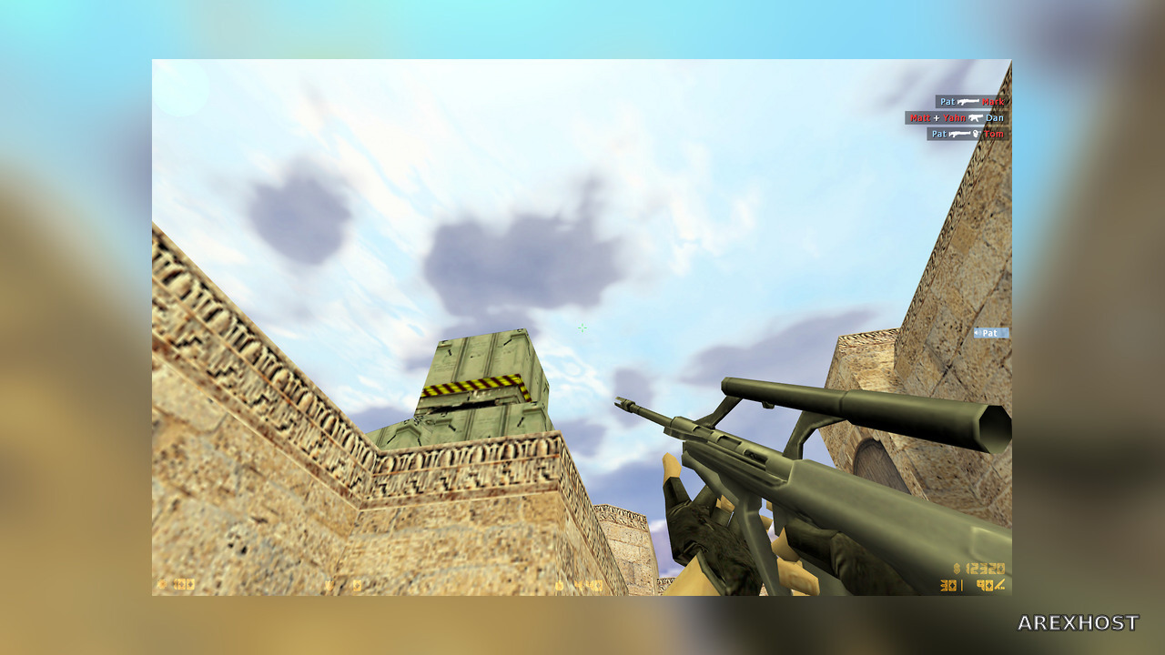 Akito's AUG anims — модель для CS 1.6