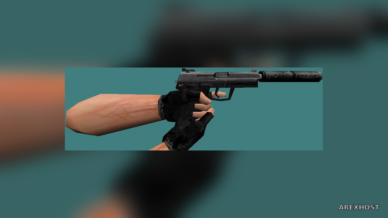 USP TEXTURE FIX [blue color removed, fixed mag.] — модель для CS 1.6