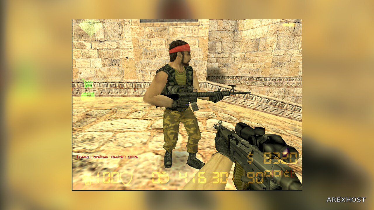 M16A2 Retextured HD — модель для CS 1.6