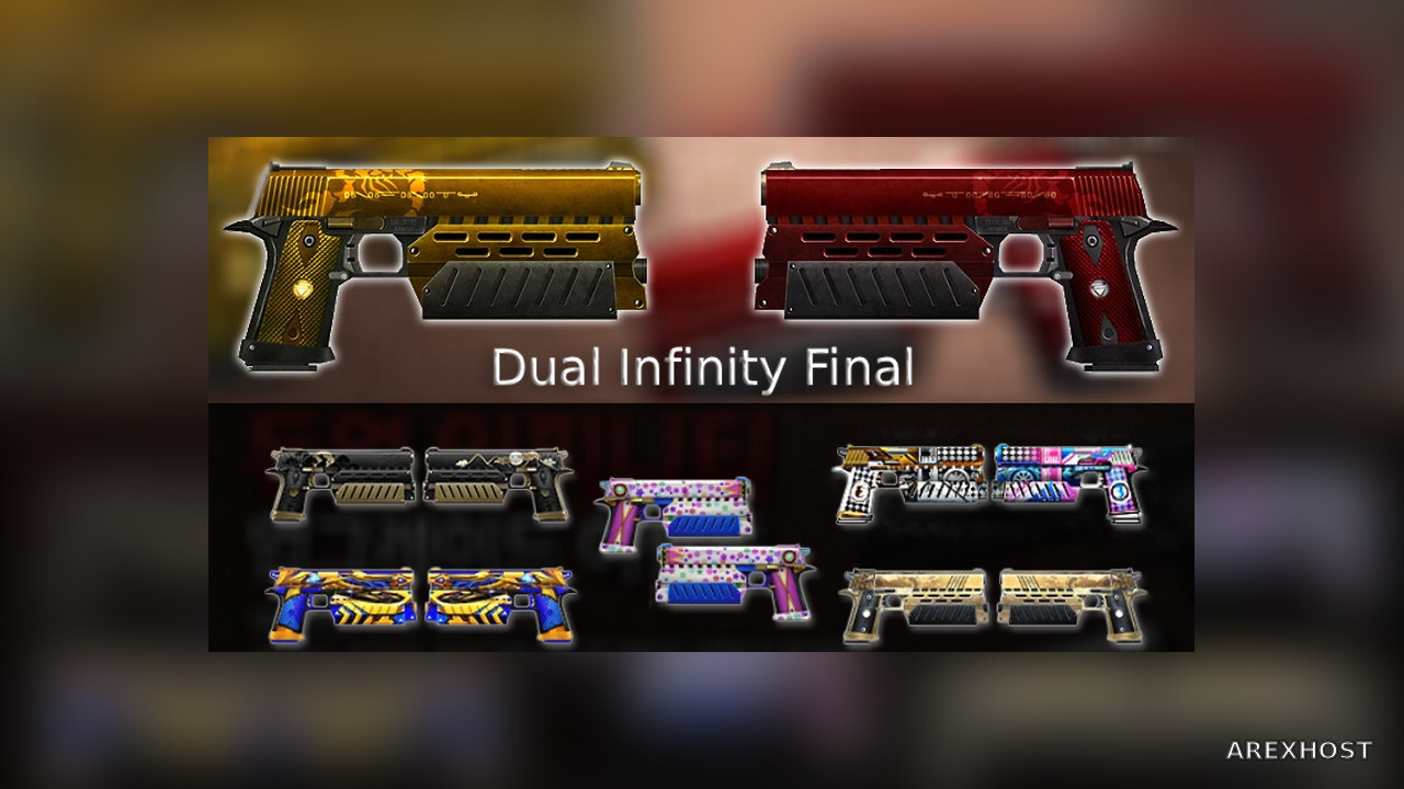 Dual Infinity Final All paints — модель для CS 1.6