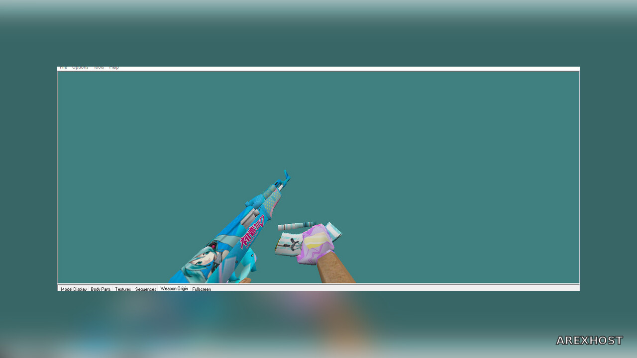 ak47 da hatsune-miku — модель для CS 1.6