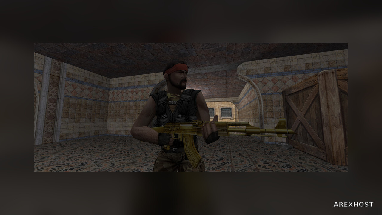 CSO 10th Anniversary Golden Weapons [Reassembled] — модель для CS 1.6
