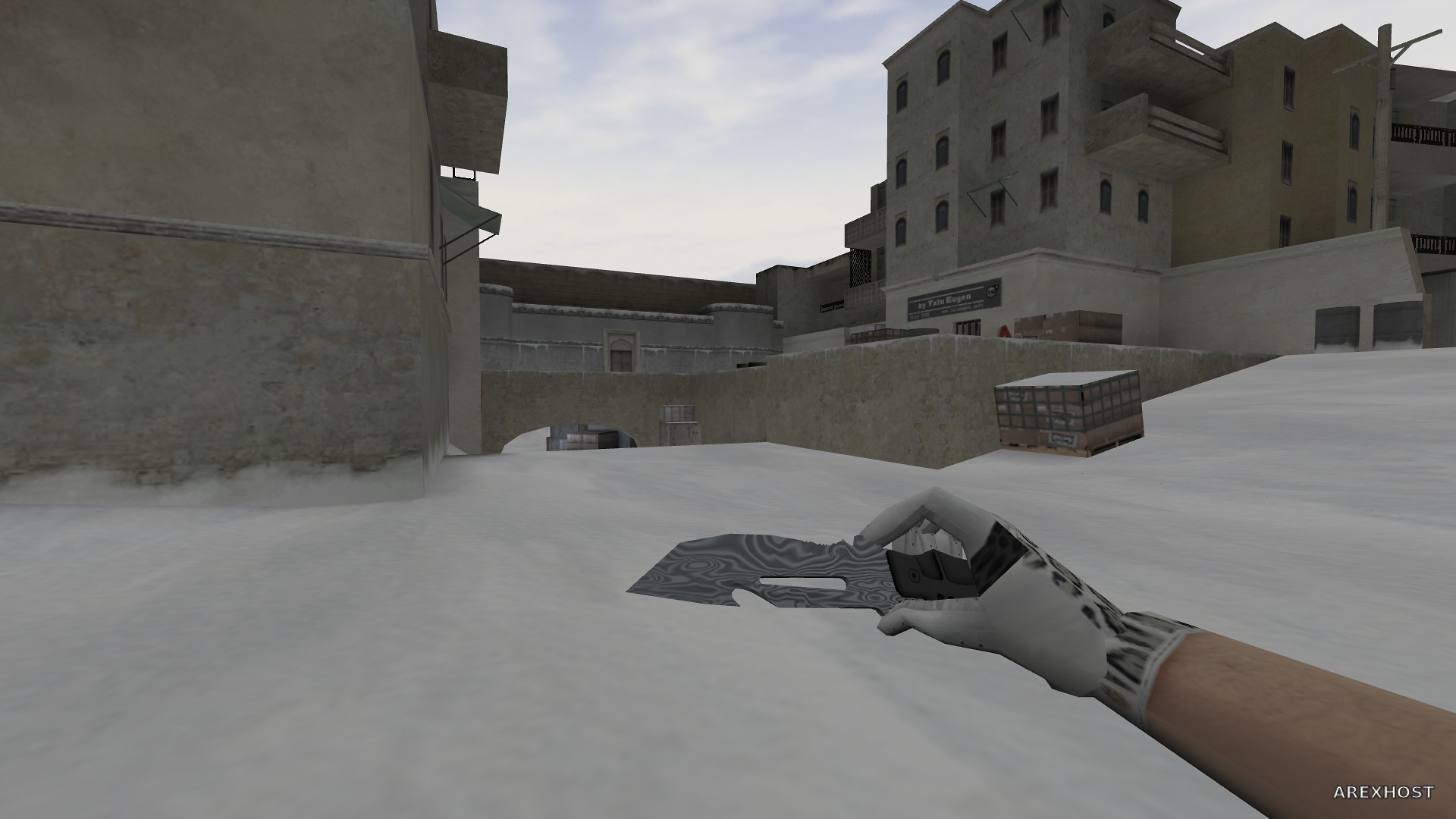 ★Sirvival Knife | Damascus Steel — модель для CS 1.6
