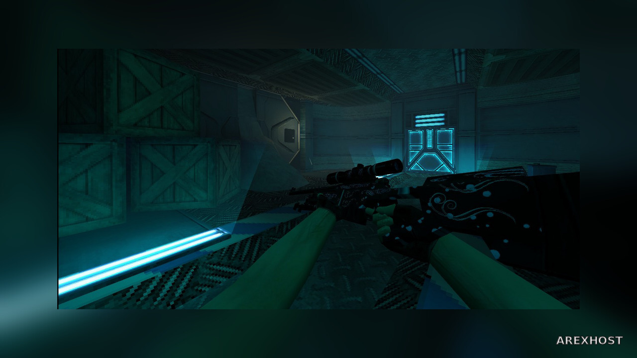 AWP Fancy Blue — модель для CS 1.6