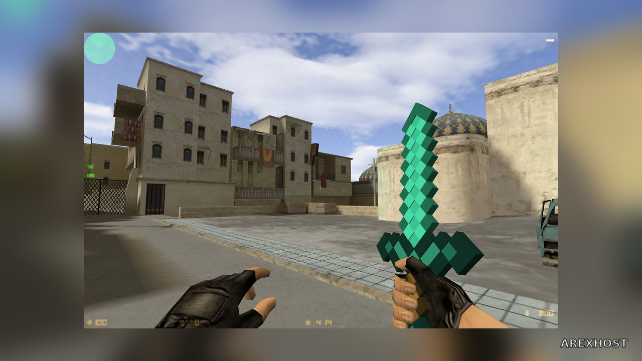 Minecraft Sword — модель для CS 1.6