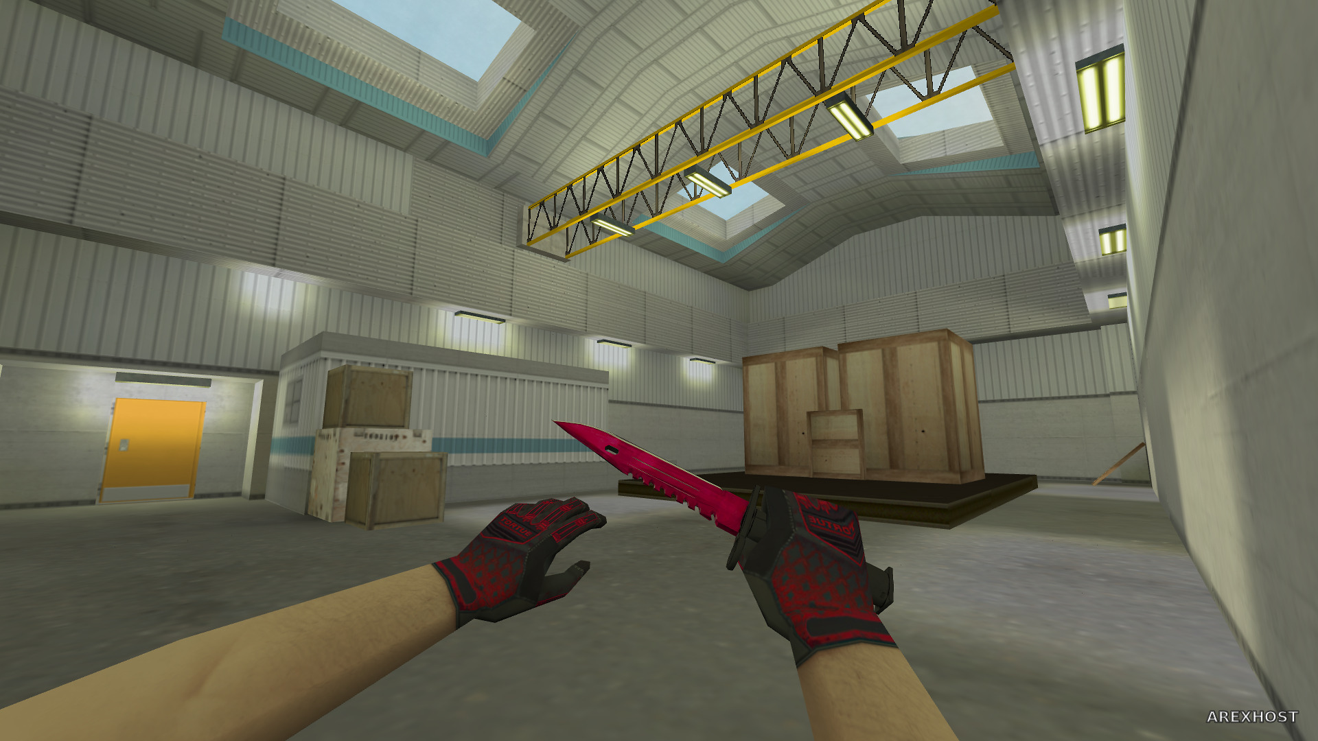 ★M9 Bayonet Knife | Ruby — модель для CS 1.6
