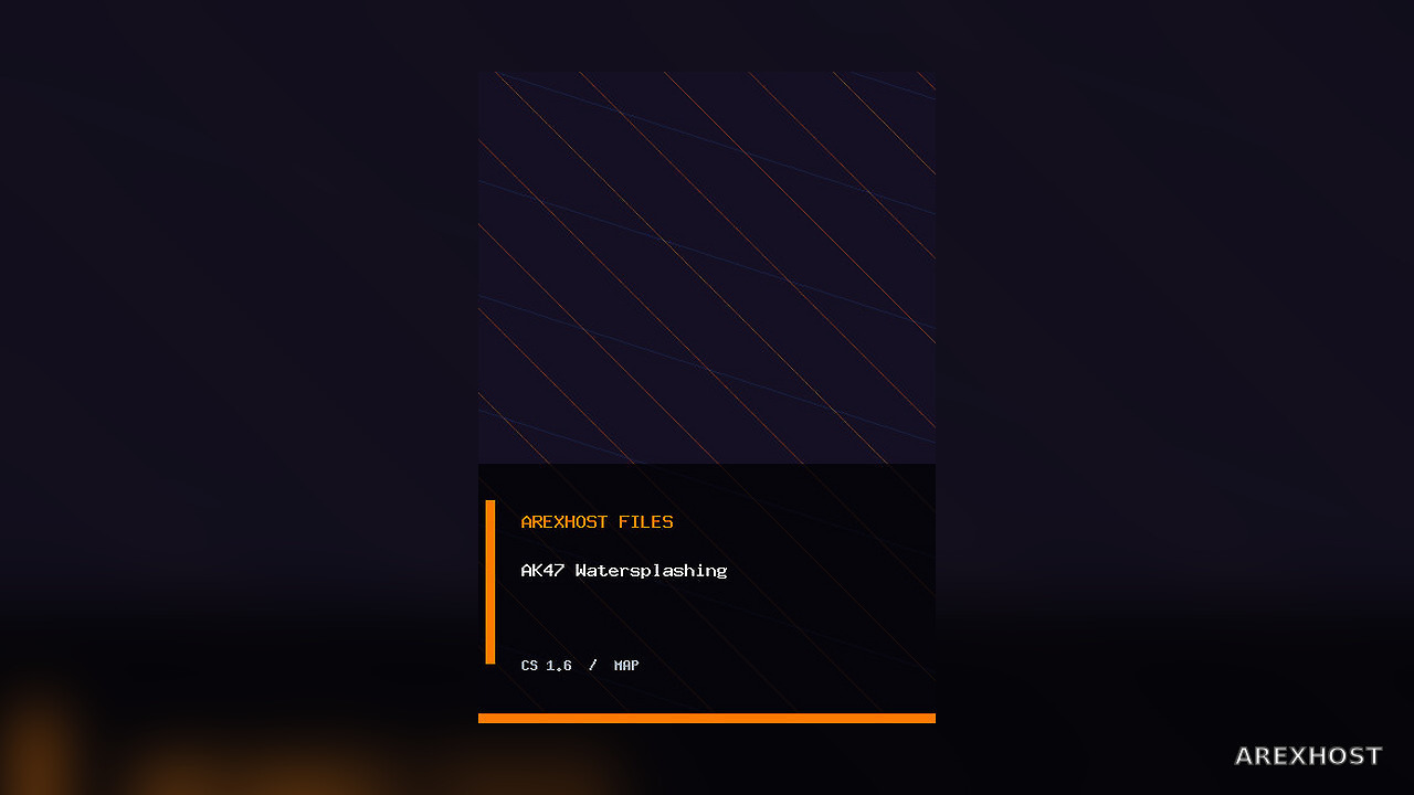 AK47 Watersplashing — модель для CS 1.6