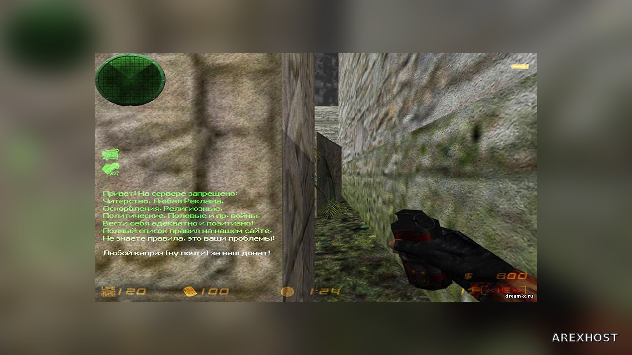 [ReAPI] Rules in Hud — правила сервера на экране CS 1.6