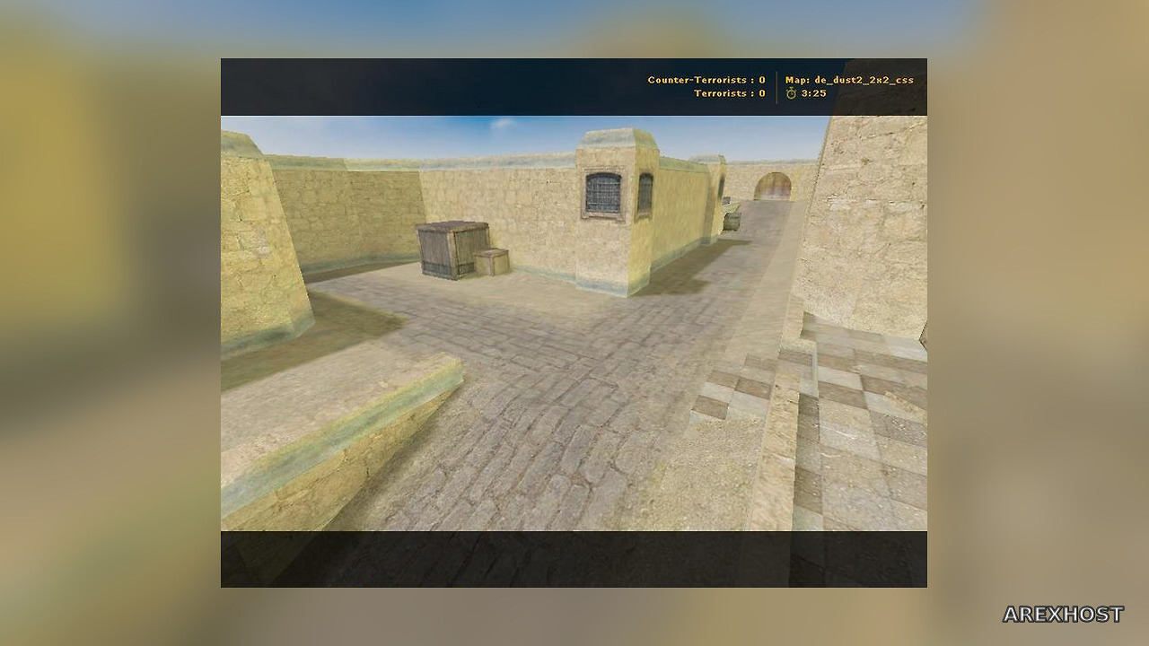 Карта «de_dust2_2x2_css» для CS 1.6