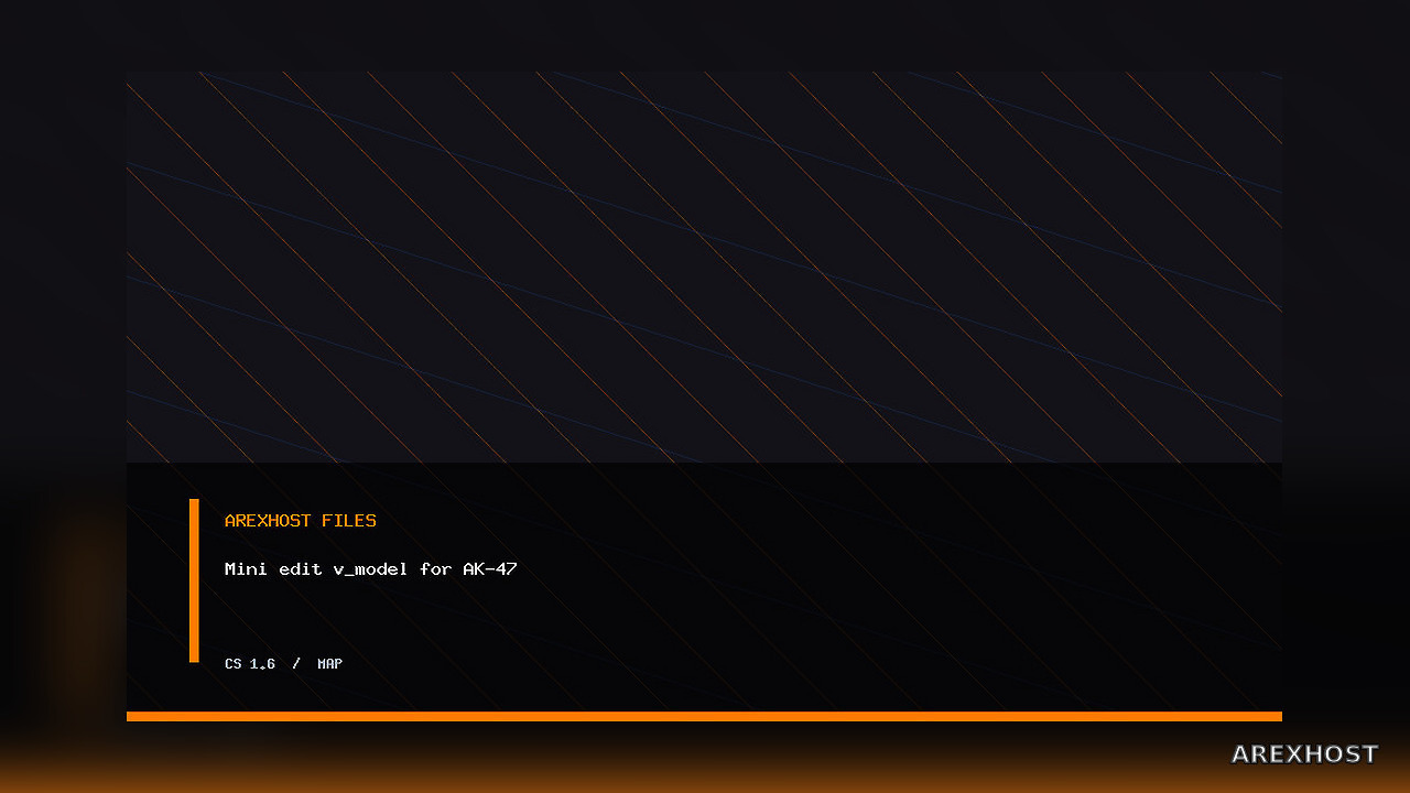 Mini edit v_model for AK-47 — модель для CS 1.6
