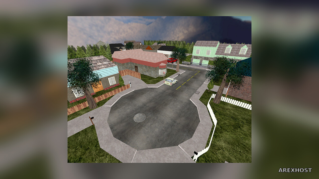 Карта «de_neighborhood» для CS 1.6