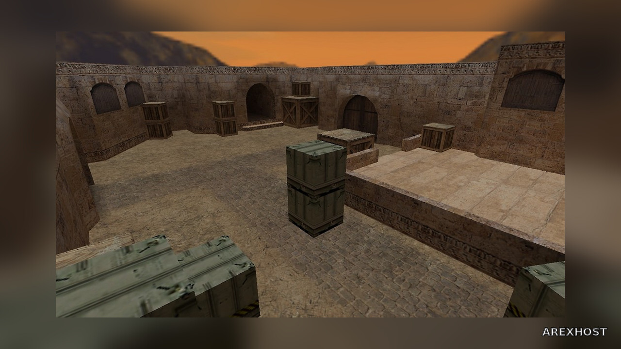 Карта «ze_dust2» для CS 1.6