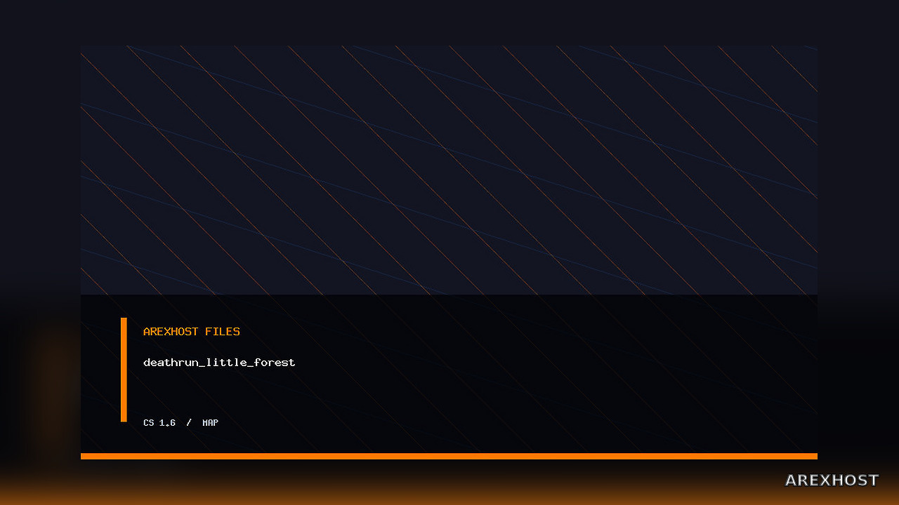 Карта «deathrun_little_forest» для CS 1.6