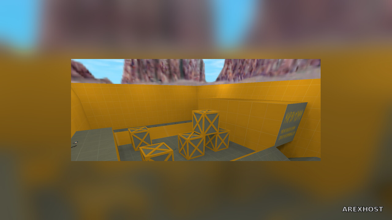 Карта «aim_ak_m4_orange» для CS 1.6