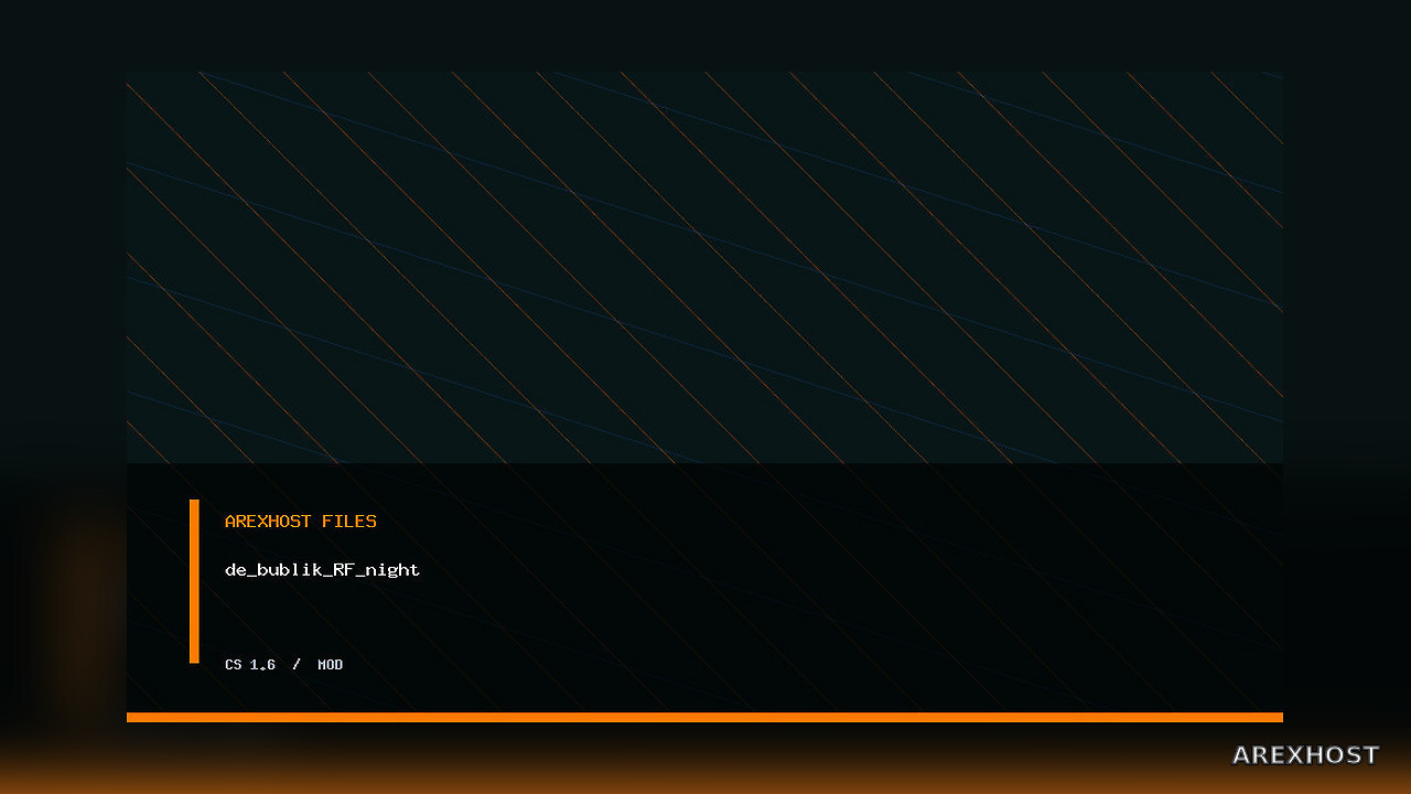 Карта «de_bublik_RF_night» для CS 1.6