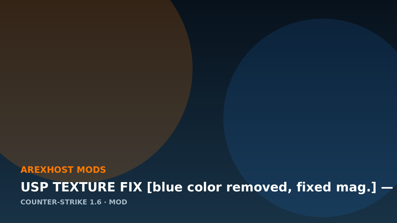 USP TEXTURE FIX [blue color removed, fixed mag.] — модель для CS 1.6
