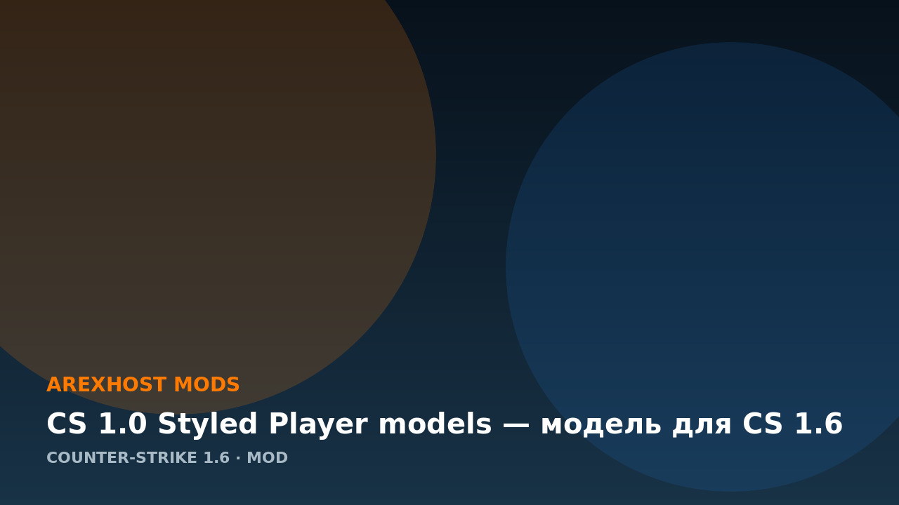 CS 1.0 Styled Player models — модель для CS 1.6