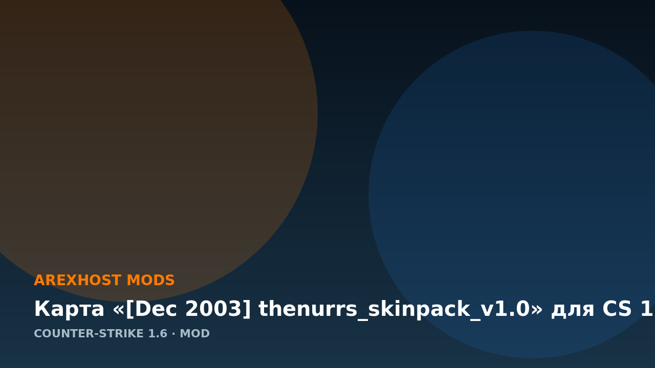Карта «[Dec 2003] thenurrs_skinpack_v1.0» для CS 1.6