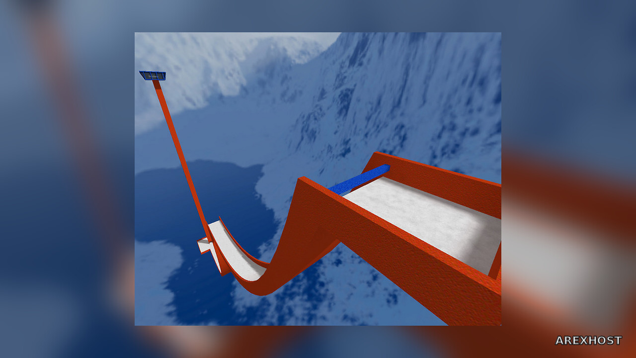 Карта «35hp_ski_jump» для CS 1.6