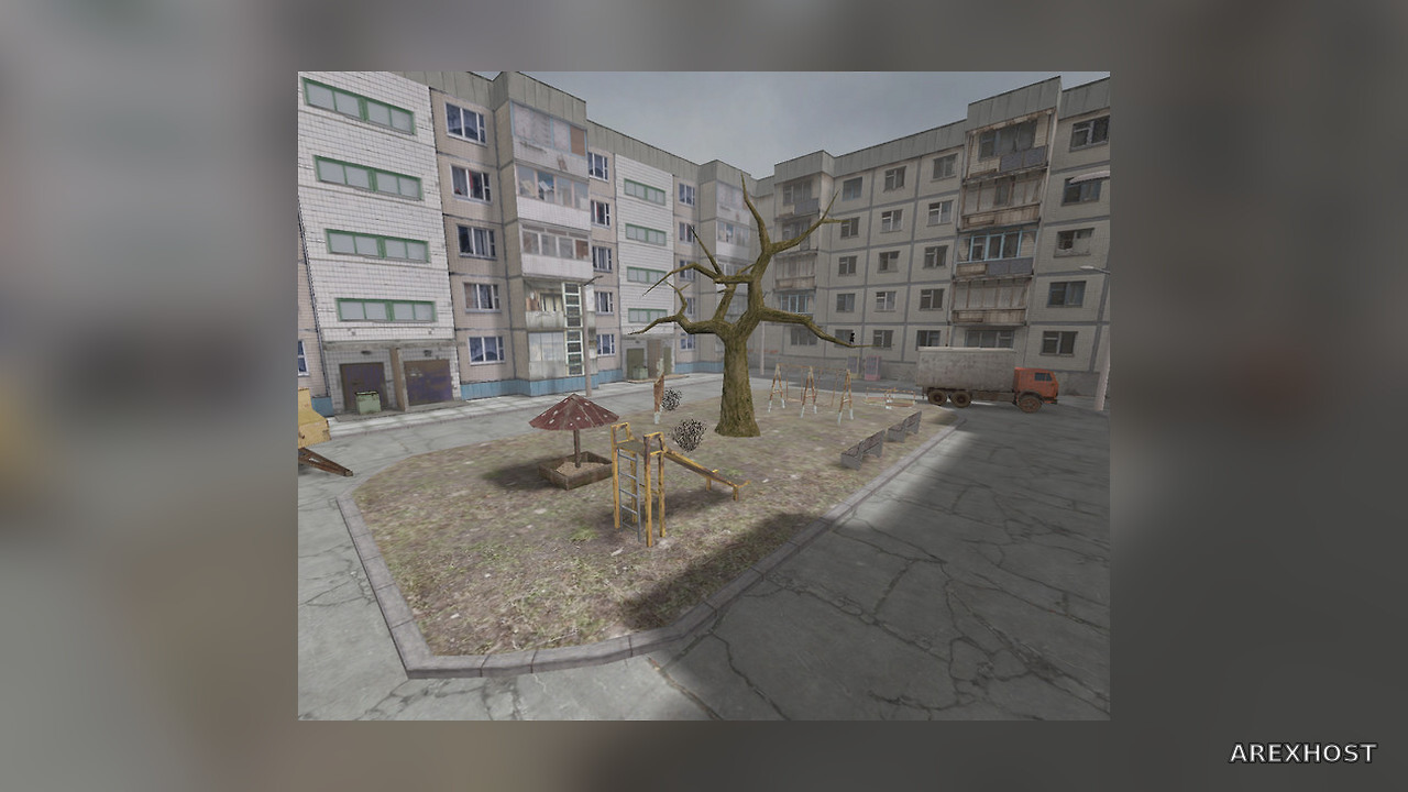 Карта «de_pripyat» для CS 1.6