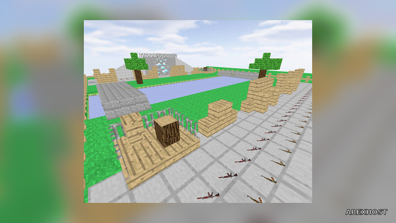 Карта «aim_minecraft_by_pd311» для CS 1.6