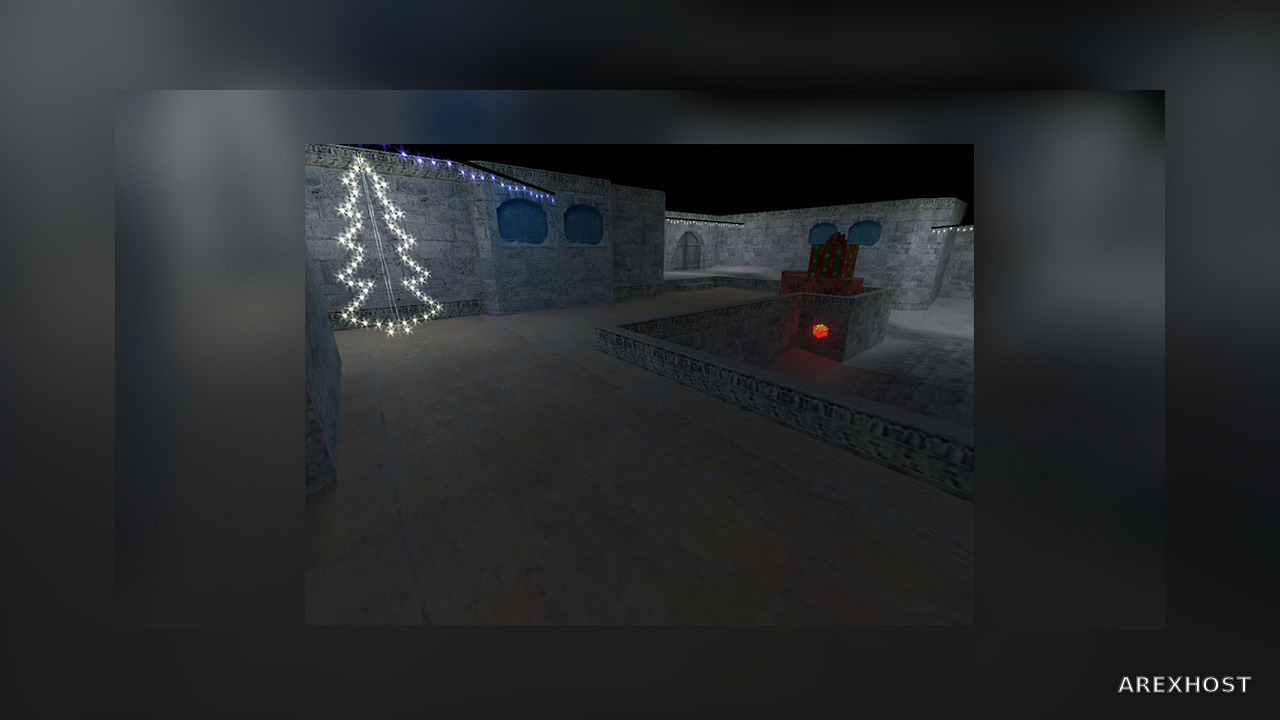 Карта «de_dust2_2x2_xmas» для CS 1.6