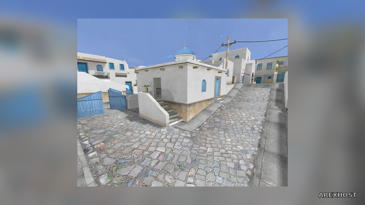 Карта «de_santorini» для CS 1.6