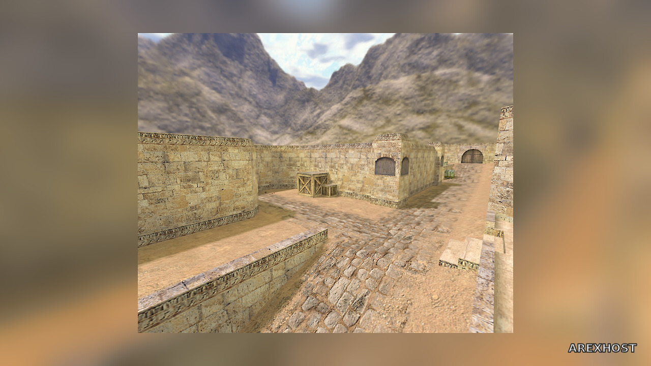 Карта «3d_aim_dust2» для CS 1.6
