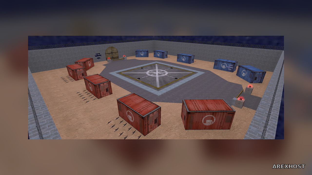 Карта «aim_heli_night» для CS 1.6