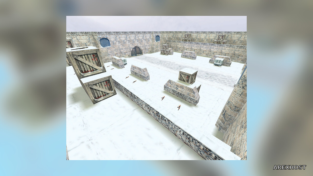 Карта «aim_snowy_winter» для CS 1.6