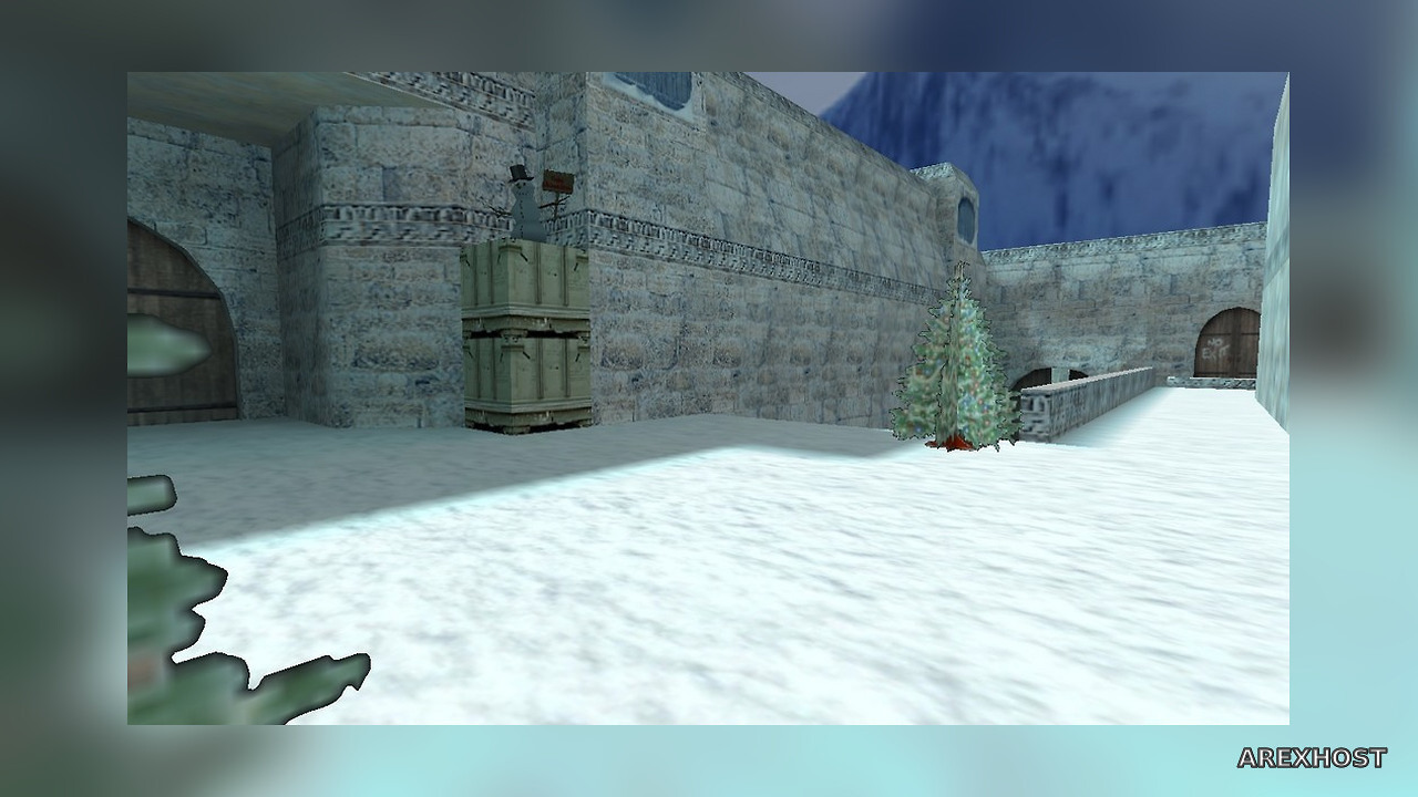 Карта «de_dust2_christmas» для CS 1.6