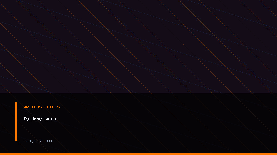 Карта «fy_deagledoor» для CS 1.6