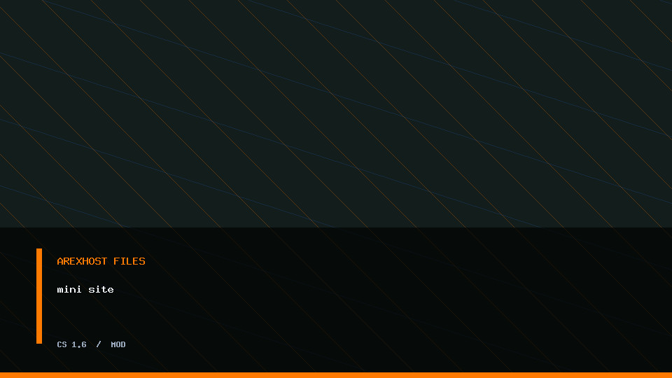 Карта «mini site» для CS 1.6