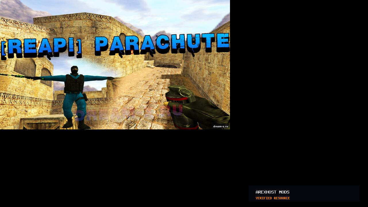 Скриншот 1 · [ReAPI] Parachute — Лёгкий парашют без модели от ReHLDS Team