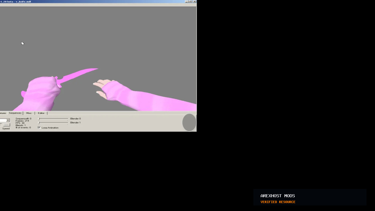 Скриншот 1 · csgo femboy skin pack but you are csmos pro player — модель для CS 1.6