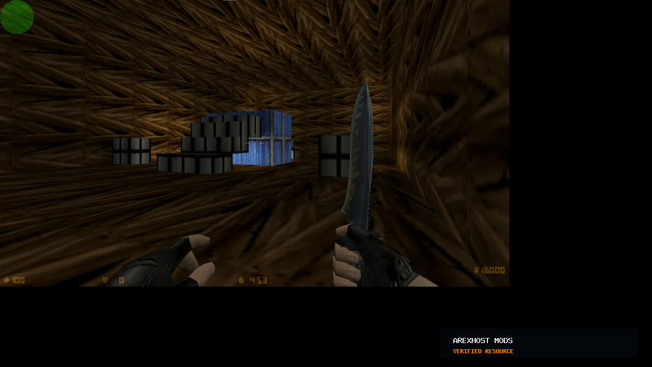 Скриншот 1 · Карта «Woodbox aim map 1v1» для CS 1.6