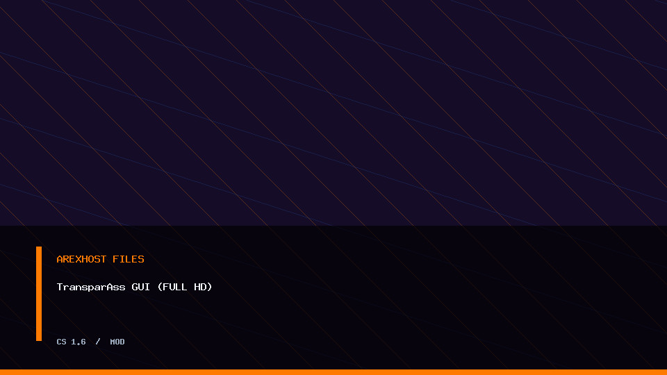 Скриншот 2 · TransparAss GUI (FULL HD) — мод для CS 1.6