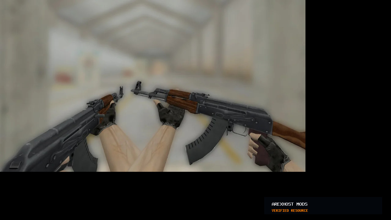 Скриншот 1 · CS:GO AK-47 on CS 1.6 Animations