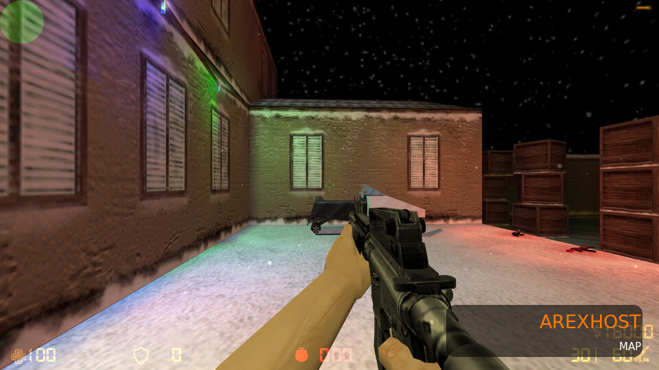 Скриншот 1 · MW Animations on Default Weapons + Bare Hands — модель для CS 1.6