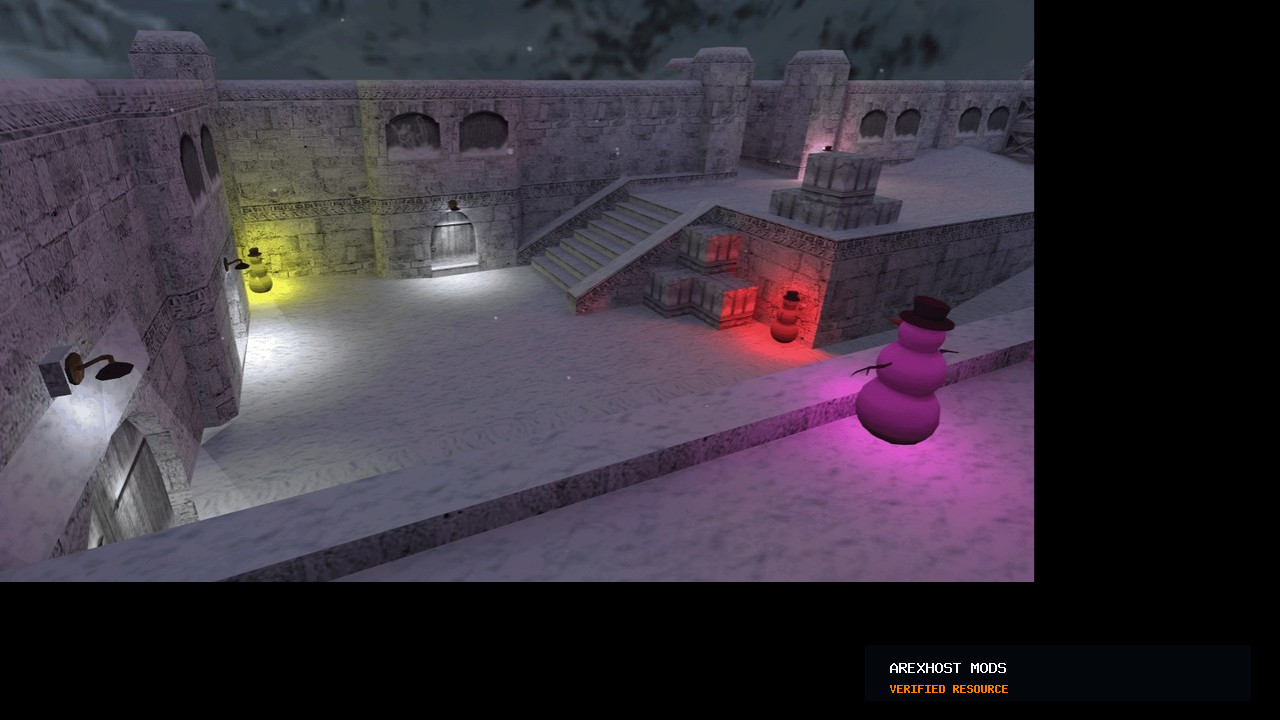 Скриншот 1 · Карта «de_dust_winter16» для CS 1.6