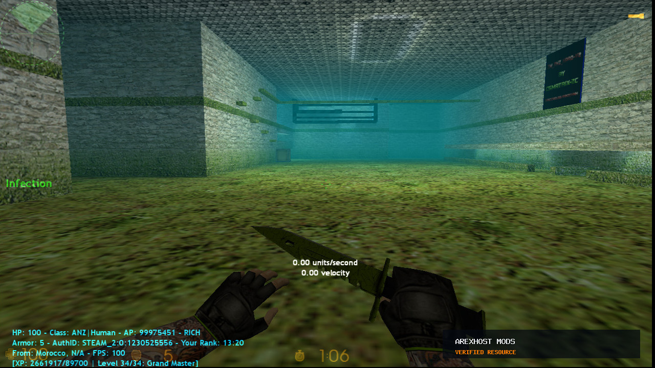 Скриншот 1 · Карта «zm_anz_hard1_v2» для CS 1.6