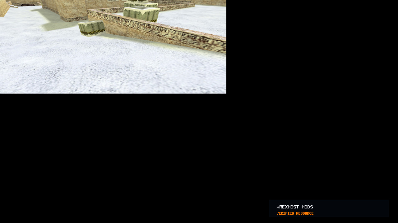Скриншот 1 · Карта «de_dust2_2x2_snow» для CS 1.6