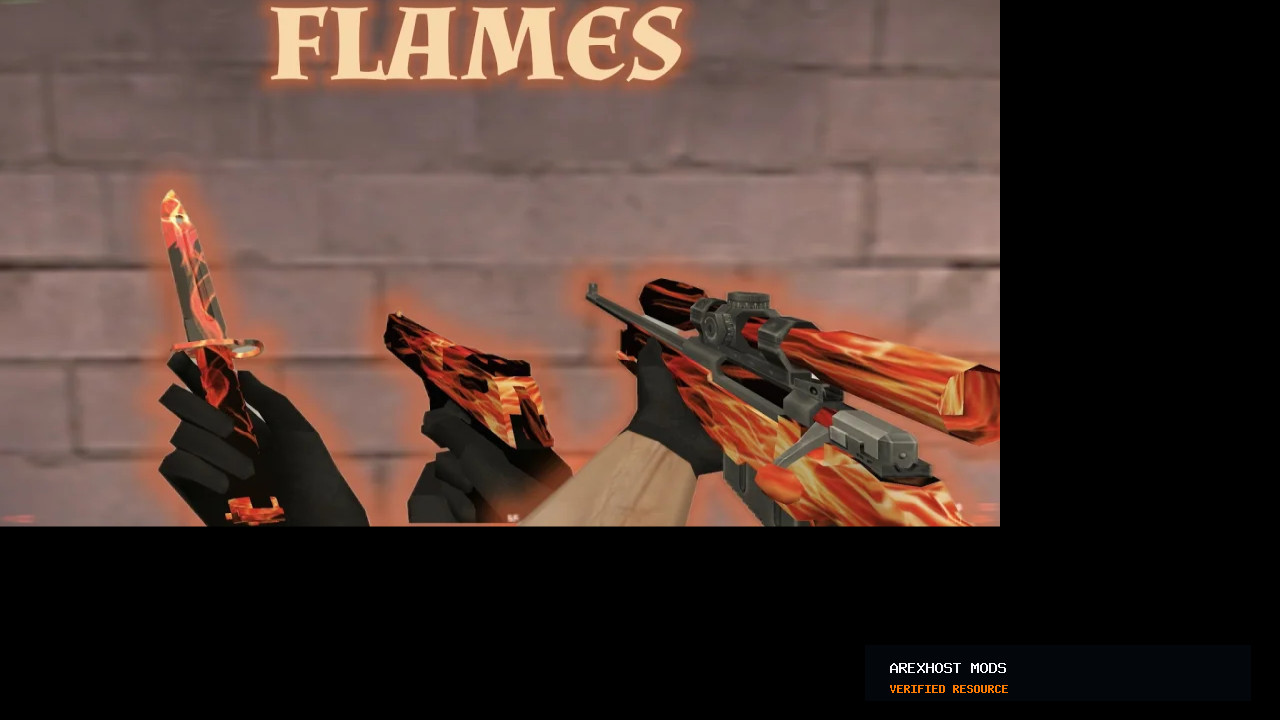 Скриншот 1 · FLAMES mini AWP pack — модель для CS 1.6
