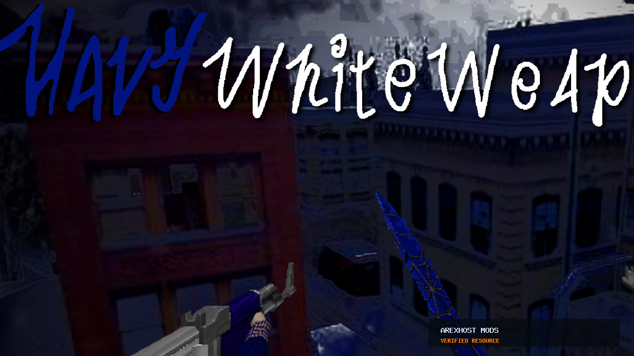 Скриншот 1 · Navy-White Weapon Pack — модель для CS 1.6