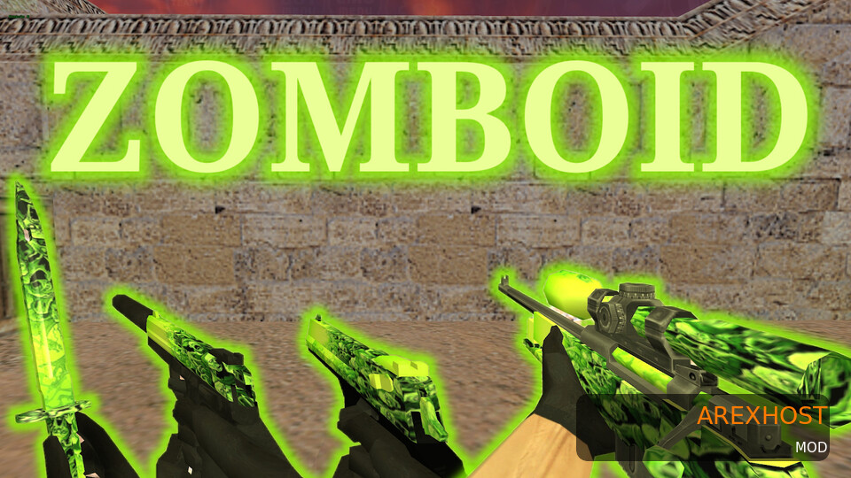 Скриншот 2 · Zomboid weapon pack mini — модель для CS 1.6
