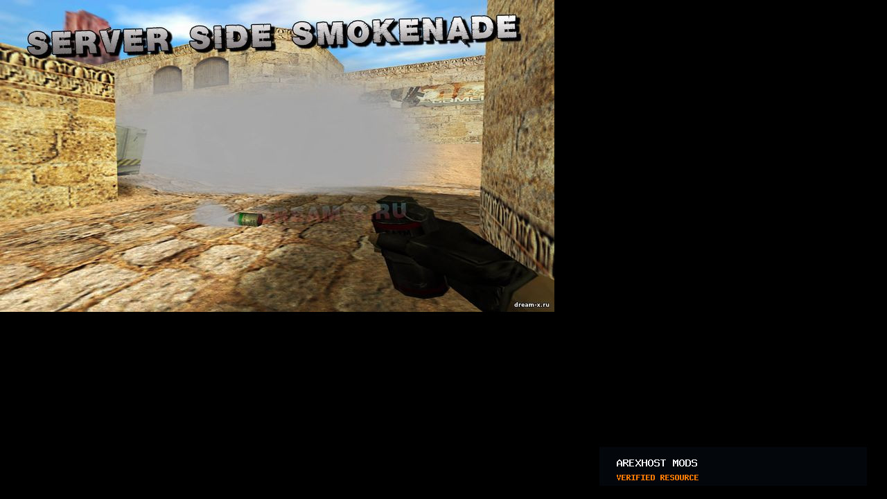 Скриншот 1 · Server-Side SmokeNade — Реалистичный густой Дым для сервера CS 1.6