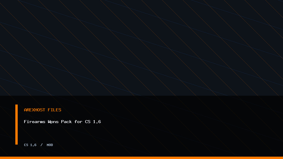 Скриншот 1 · Firearms Wpns Pack for CS 1.6