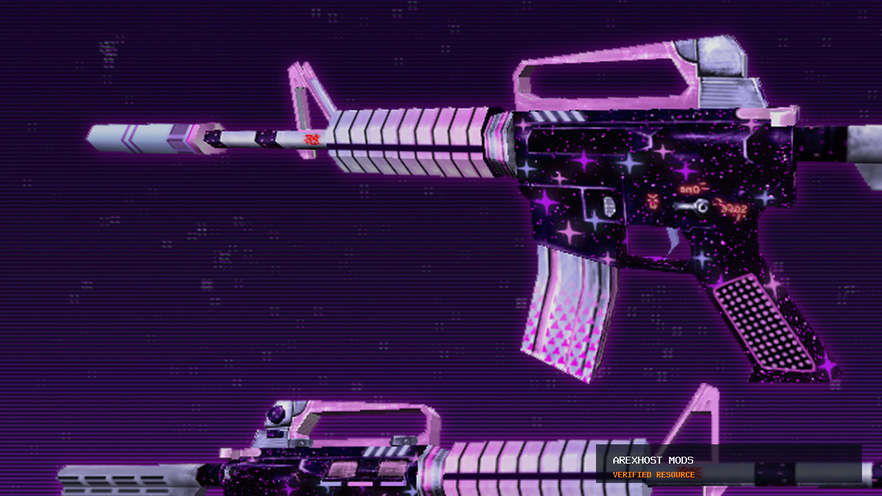 Скриншот 1 · M4A1 - Galaxyy — модель для CS 1.6